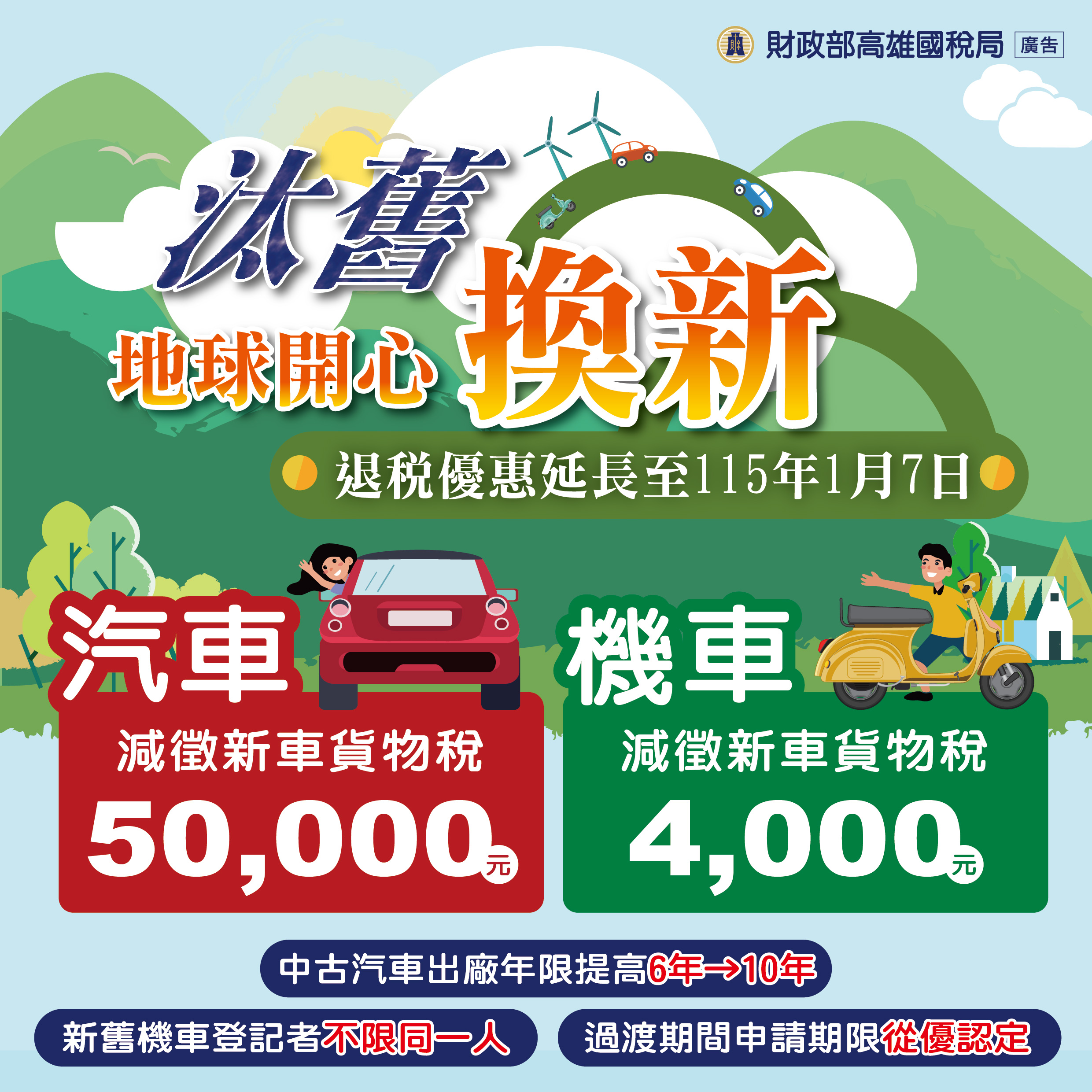 汰舊換新地球開心