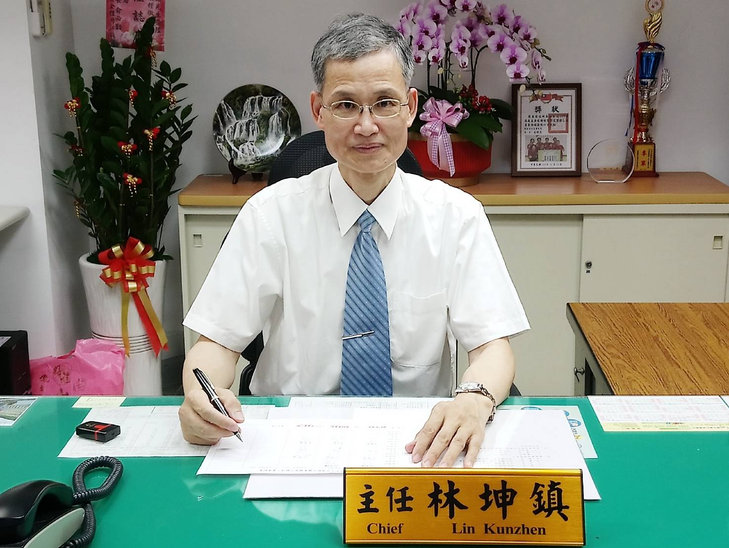 財政部北區國稅局羅東稽徵所林坤鎮主任照片