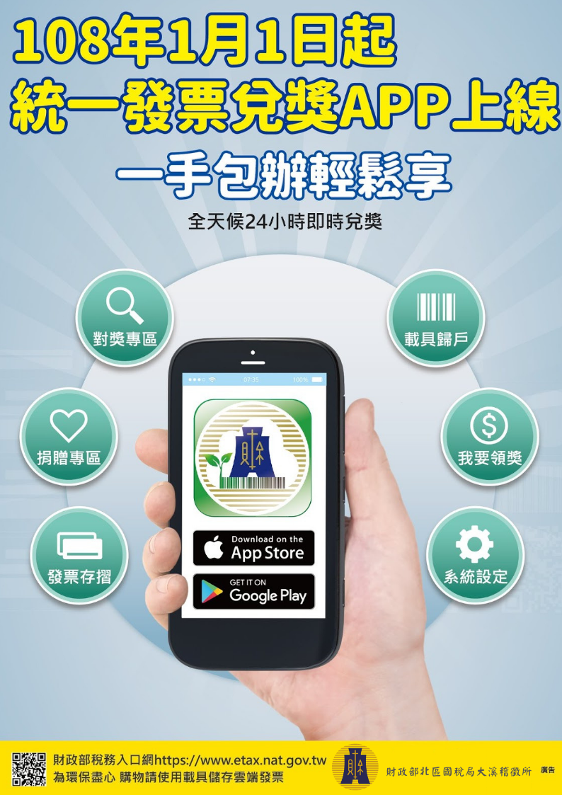 6統一發票兌獎app上線
