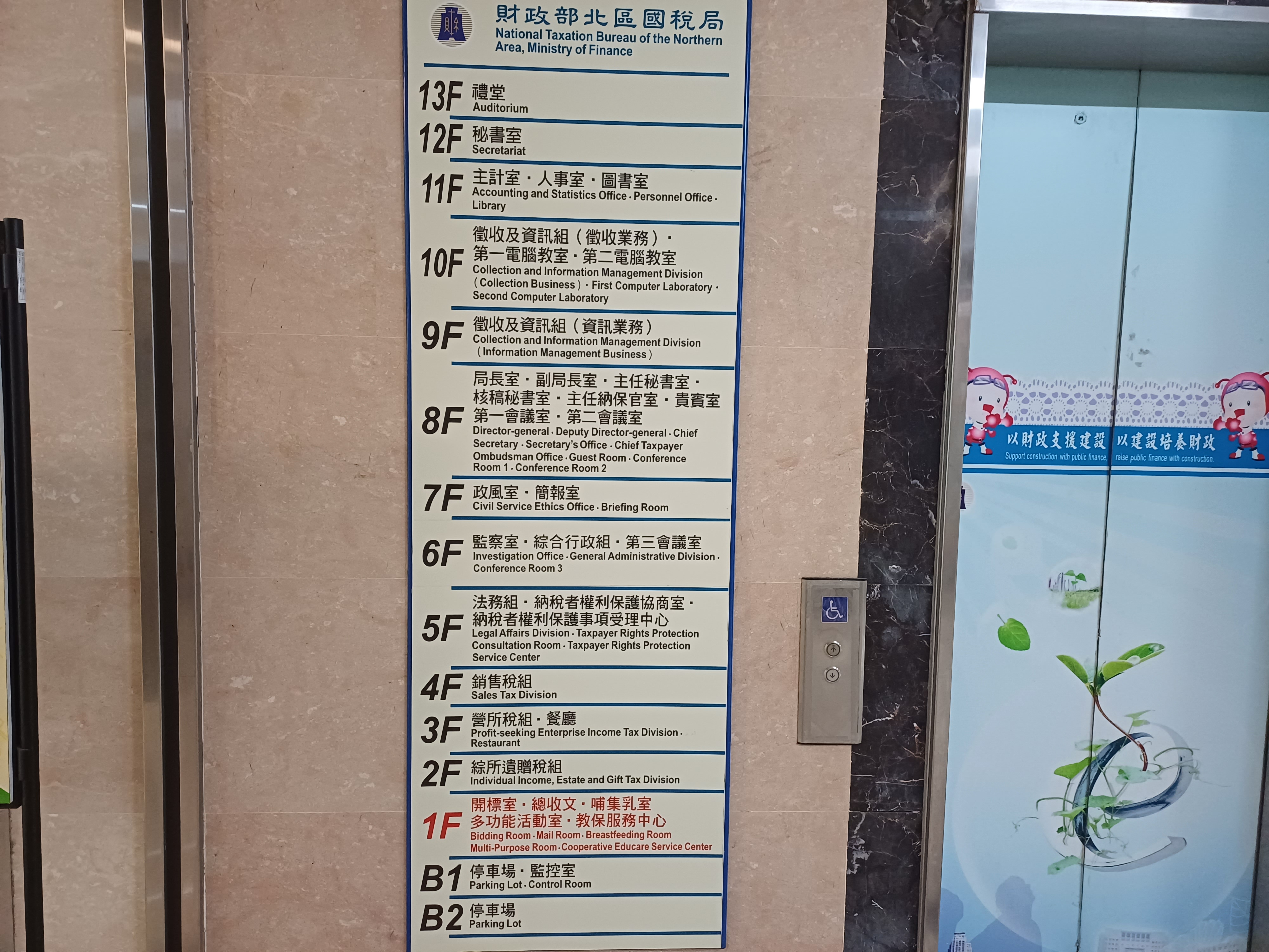 洽公樓層導引