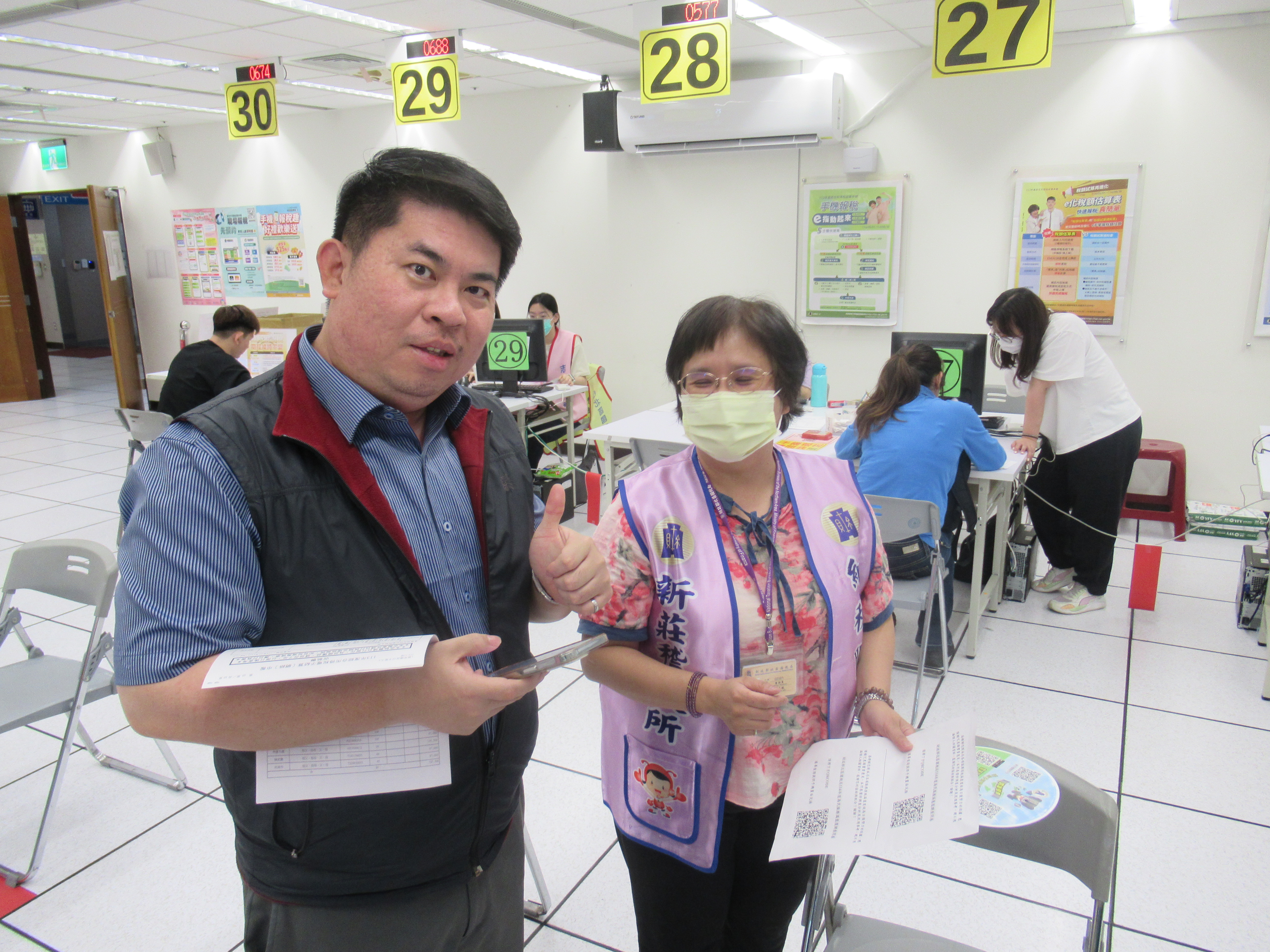 民眾表示服務很好