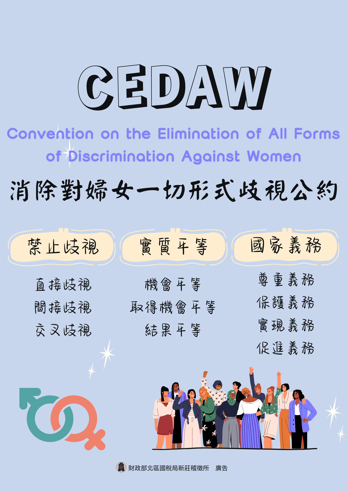 CEDAW消除對婦女一切形式歧視公約海報
