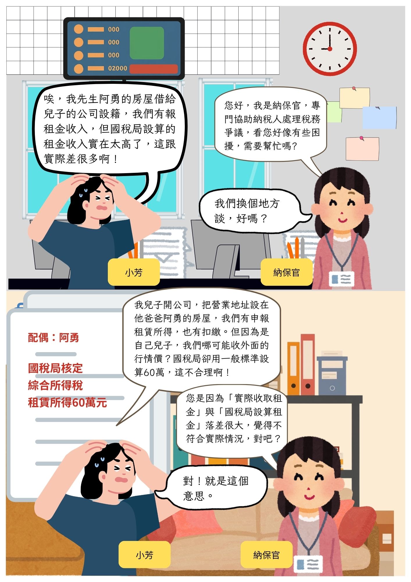 納保稅務設算資金協助圖卡