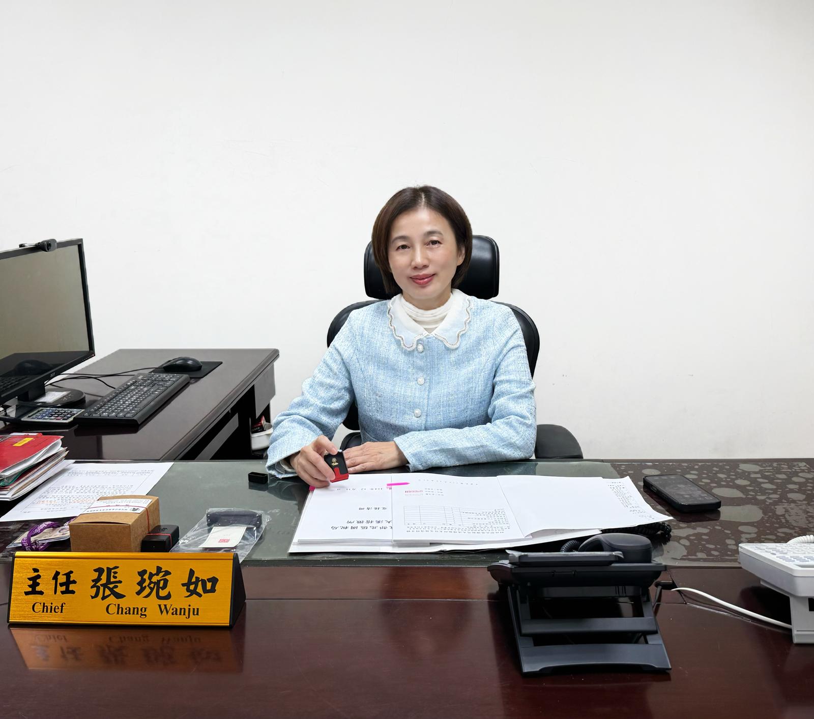 財政部北區國稅局大溪稽徵所張琬如主任照片