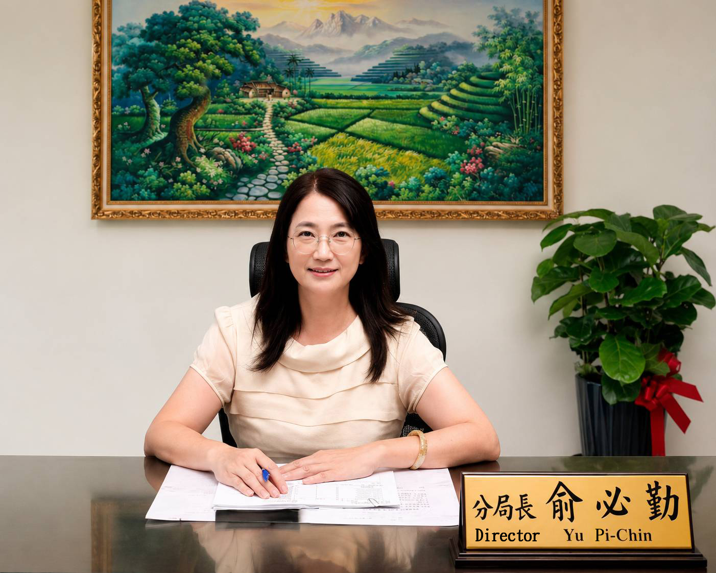 財政部北區國稅局桃園分局俞必勤分局長照片