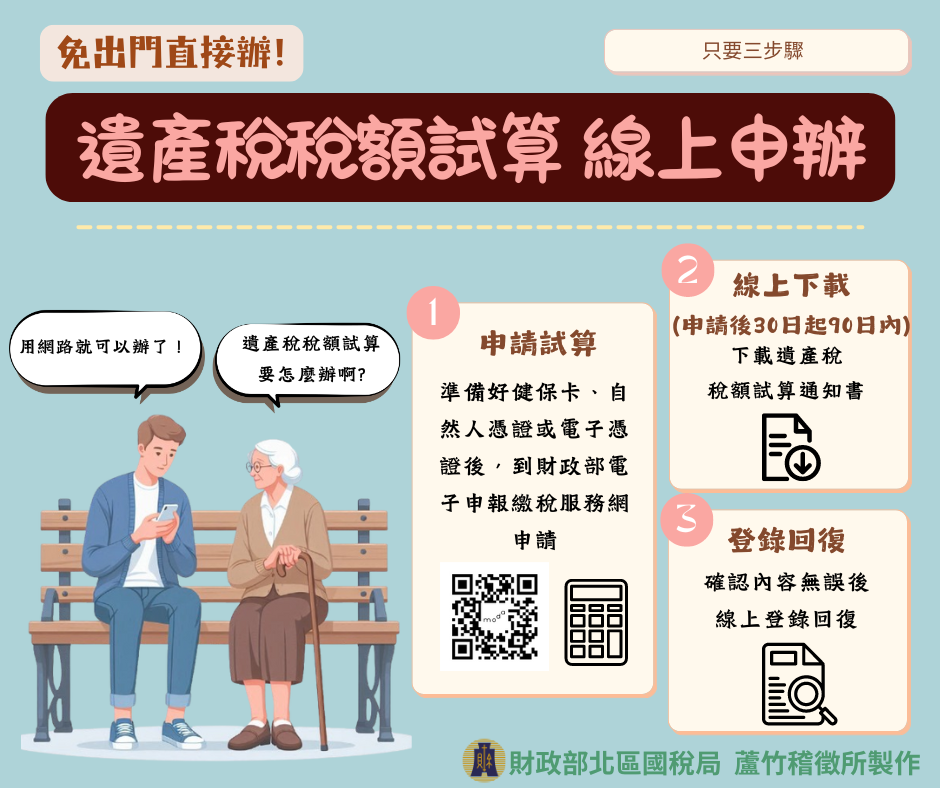遺產稅稅額試算線上申辦